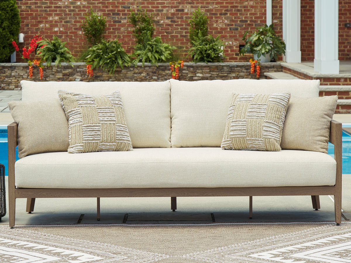 Homestyle Furniture - Ashley Furniture - Serene Bay Outdoor Sofa with Cushion - Sofa with Cushion - P671-838
