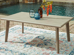 Homestyle Furniture - Ashley Furniture - Cliff Trails Outdoor Dining Table - RECT Dining Table w/UMB OPT - PCP690-625