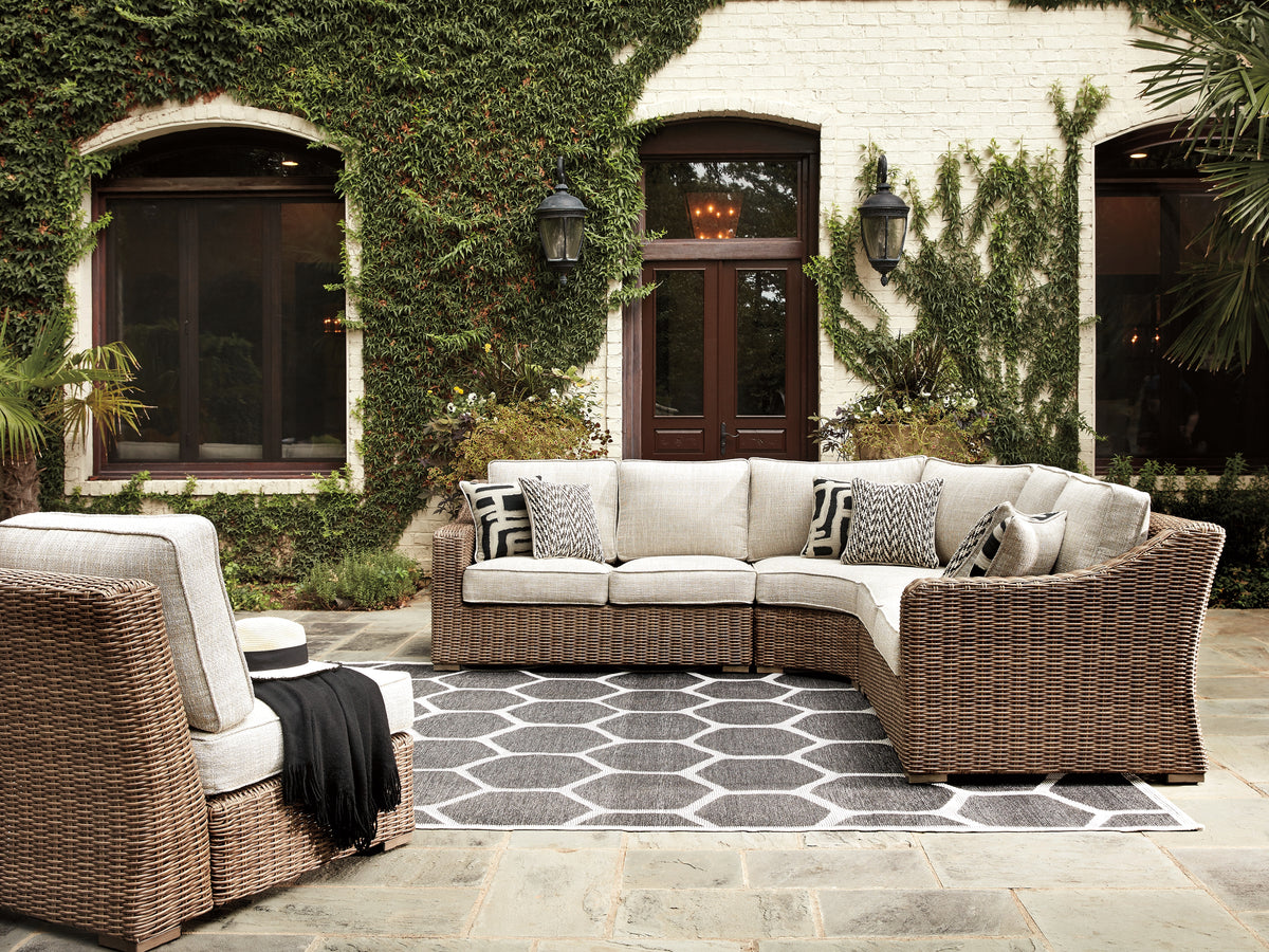 Homestyle Furniture - Ashley Furniture - Beachcroft 5-Piece Outdoor Seating Set - 5-Piece Outdoor Seating Set - P791P8
