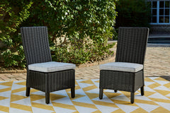 Homestyle Furniture - Ashley Furniture - Beachcroft Outdoor Side Chair with Cushion (Set of 2) - Side Chair with Cushion (Set of 2) - P792-601