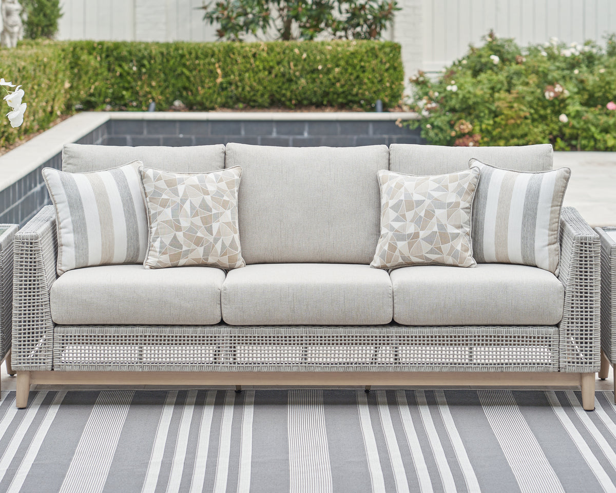 Homestyle Furniture - Ashley Furniture - Seton Creek Outdoor Sofa with Cushion - Sofa with Cushion - P798-838