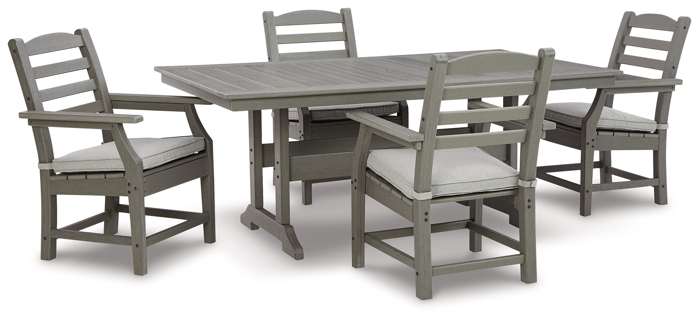 Homestyle Furniture - Ashley Furniture - Visola Outdoor Dining Table with 4 Chairs - Outdoor Dining Table with 4 Chairs - P802P4