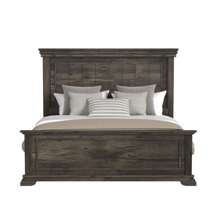 Park Ridge King Panel Bed in Charcoal