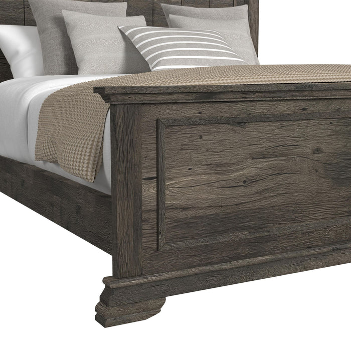 Park Ridge King Panel Bed in Charcoal