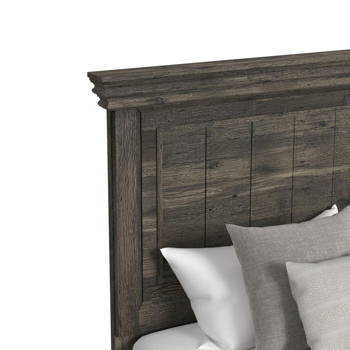 Park Ridge King Panel Bed in Charcoal