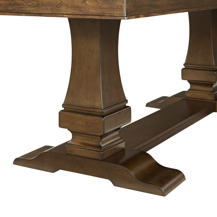 Phillipe Dining Table with with 18"" Leaf in Cherry