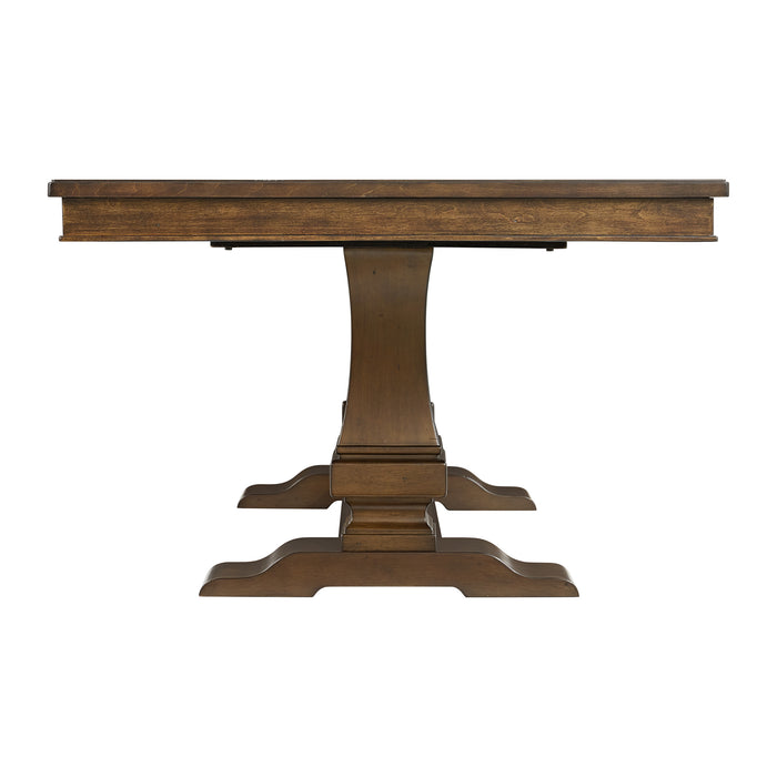 Phillipe Dining Table with with 18"" Leaf in Cherry