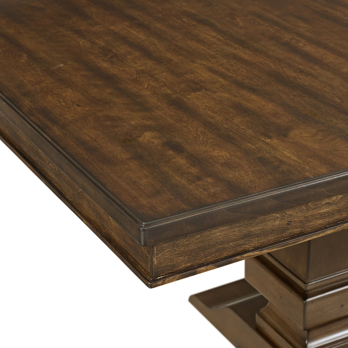 Phillipe Dining Table with with 18"" Leaf in Cherry