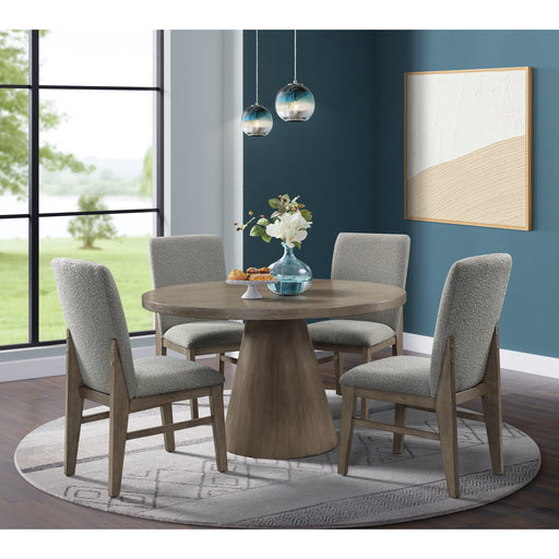 Portland Side Chair with Grey Fabric (PGY1113-4) in Grey (2 Per Carton) – SKU D-1710-6-SC1 | HomeStyle Furniture