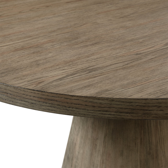 Portland Round Dining Table in Grey