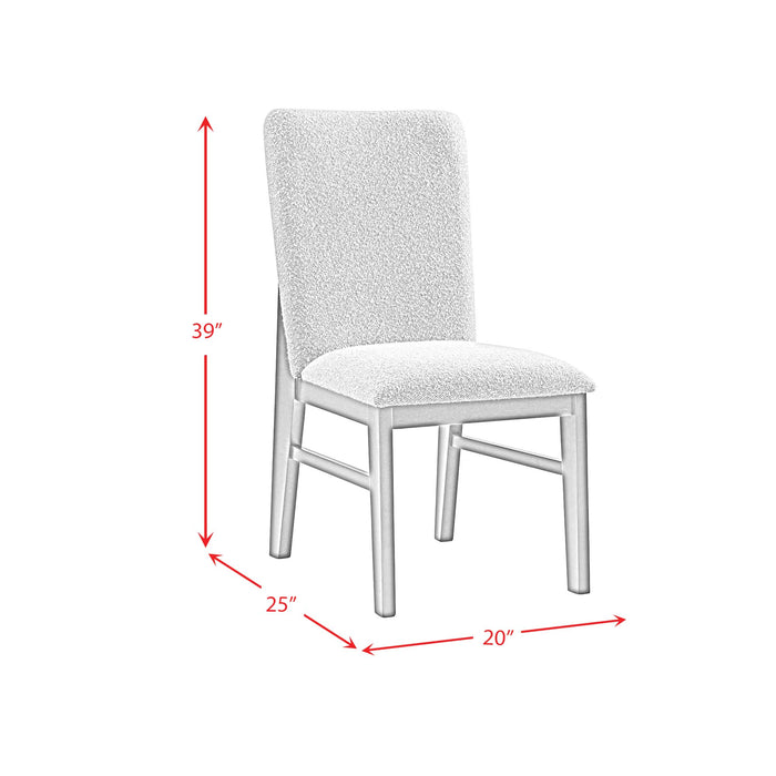 Portland Side Chair with Grey Fabric (PGY1113-4) in Grey (2 Per Carton)