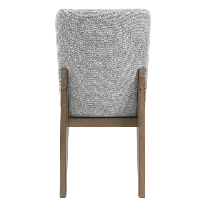 Portland Side Chair with Grey Fabric (PGY1113-4) in Grey (2 Per Carton)