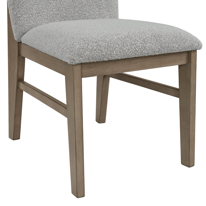 Portland Side Chair with Grey Fabric (PGY1113-4) in Grey (2 Per Carton)