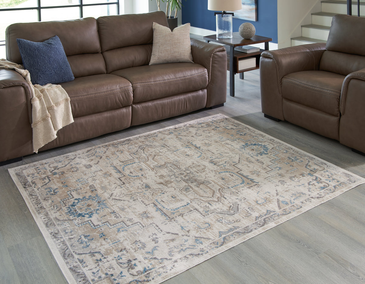 Homestyle Furniture - Ashley Furniture - Barkham 7'10" x 10' Washable Rug - 7'10" x 10' Washable Rug - R405551