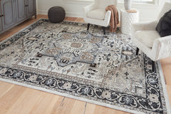 Homestyle Furniture - Ashley Furniture - Gregmoore 7'9" x 9'11" Washable Rug - 7'9" x 9'11" Washable Rug - R405821
