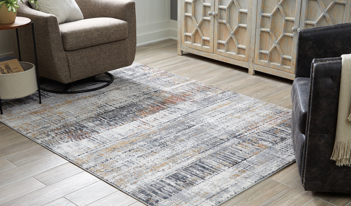 Homestyle Furniture - Ashley Furniture - Rhettner 5'3" x 7'3" Rug - 5'3" x 7'3" Rug - R406072