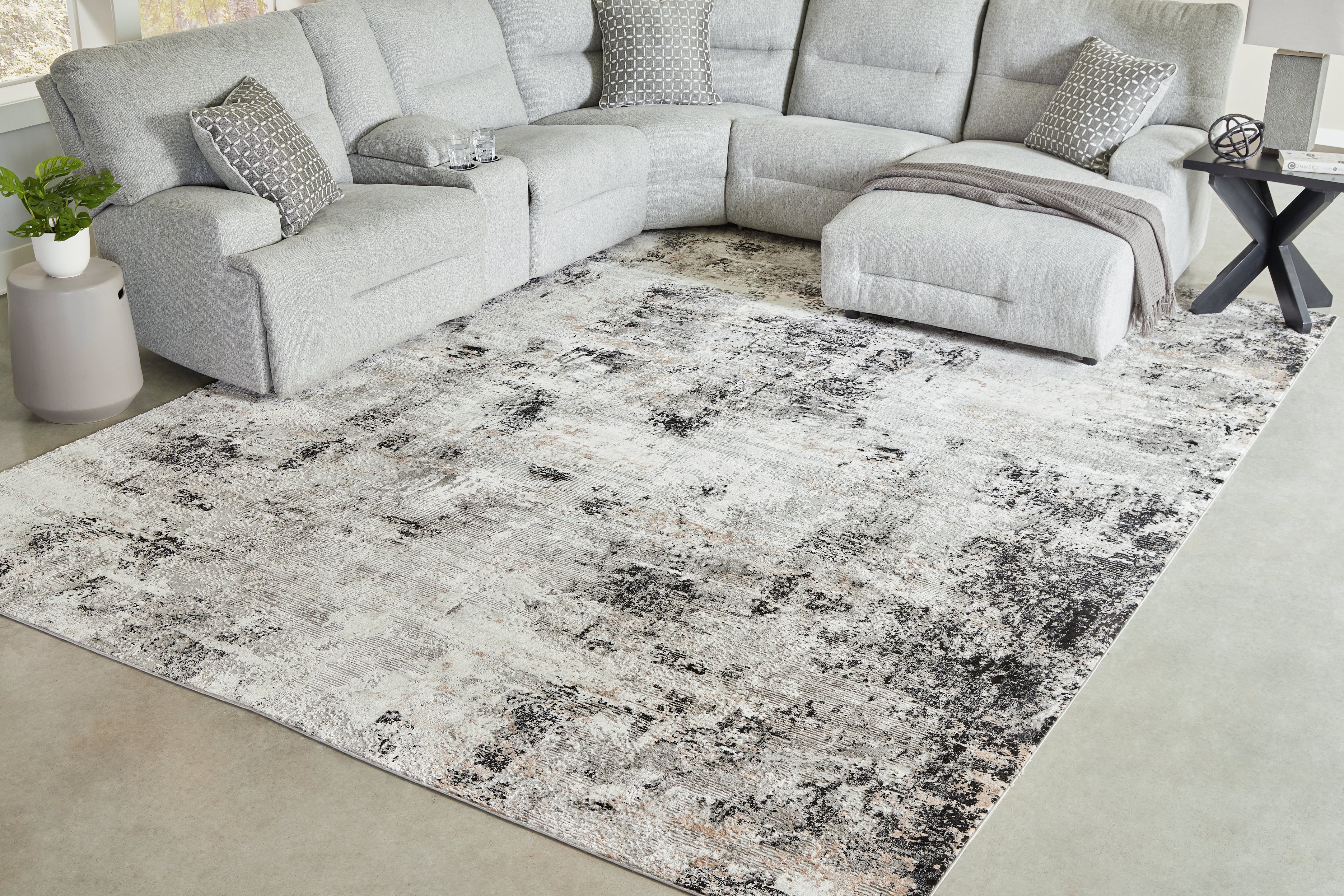 Homestyle Furniture - Ashley Furniture - Langwell 10' x 14' Rug - 10' x 14' Rug - R406780