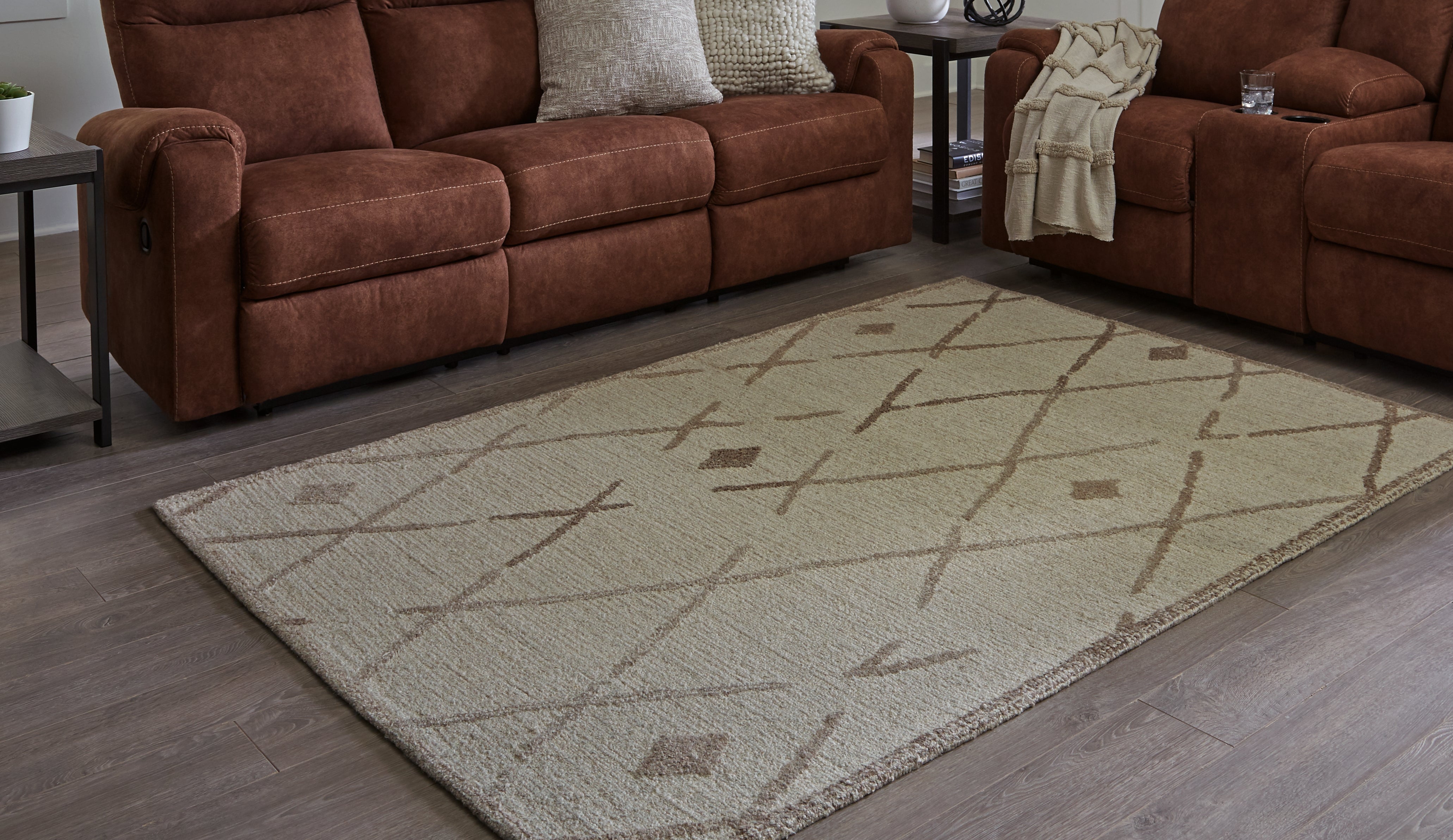 Homestyle Furniture - Ashley Furniture - Guyford 5' x 7' Rug - 5' x 7' Rug - R406872