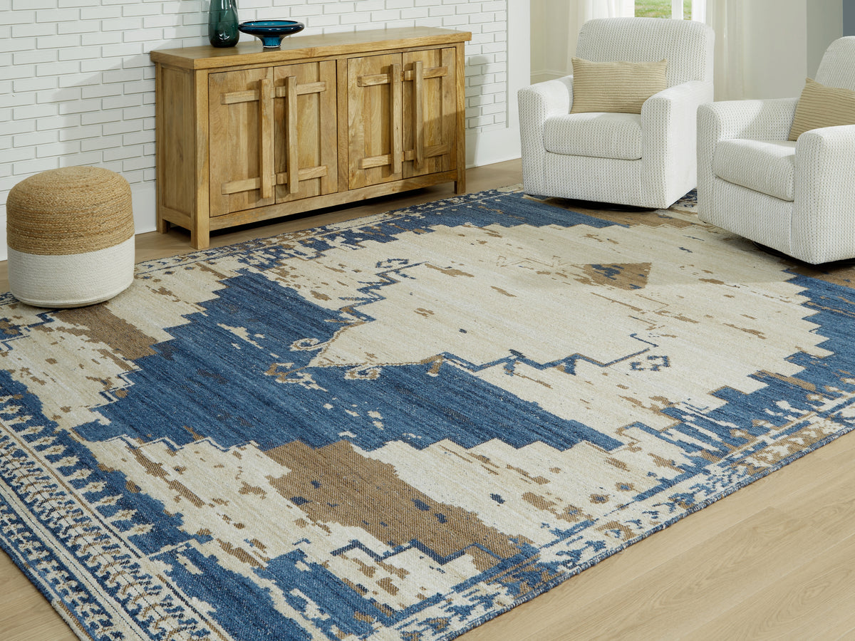 Homestyle Furniture - Ashley Furniture - Varnler 10' x 14' Rug - 10' x 14' Rug - R407130