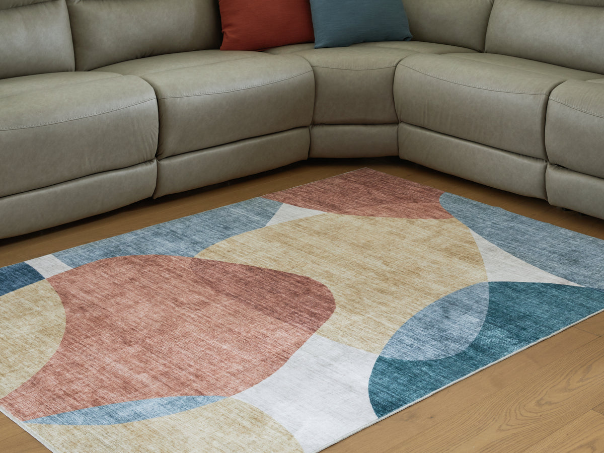 Homestyle Furniture - Ashley Furniture - Chanleigh Washable 5' x 7' Area Rug - Washable 5' x 7' Area Rug - R407372