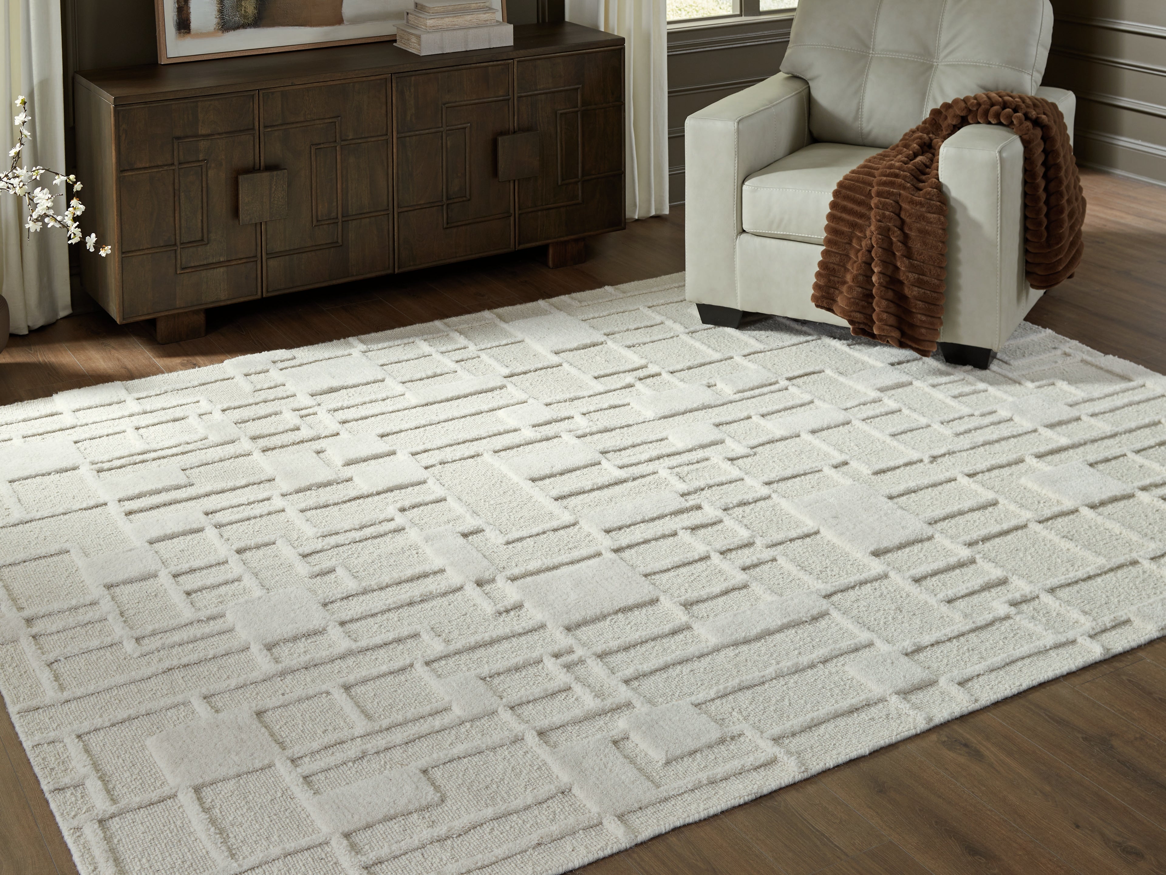 Homestyle Furniture - Ashley Furniture - Empriss 7'8" x 10' Area Rug - 7'8" x 10' Area Rug - R407621