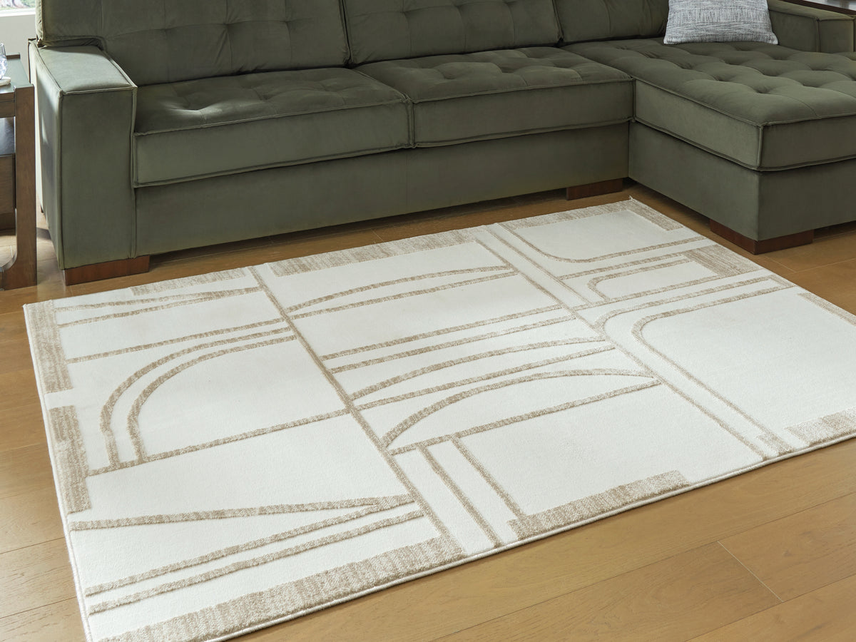 Homestyle Furniture - Ashley Furniture - Farongrove 5'3" x 7' Area Rug - 5'3" x 7' Area Rug - R407672