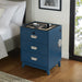 Rio Nightstand with Electronic Features in Blue – SKU A-13150-1-NS | HomeStyle Furniture