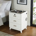 Rio Nightstand with Electronic Features in White – SKU A-13150-7-NS | HomeStyle Furniture