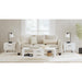 Rogen Rustic Coffee Table in Rustic White – SKU T-12850-7-CT | HomeStyle Furniture