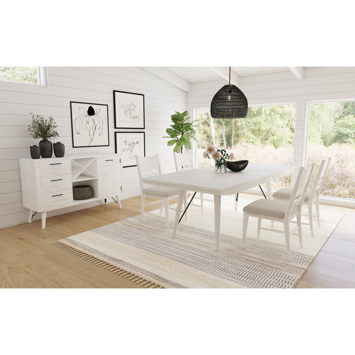 Rogen Rustic Server in Rustic White – SKU D-12850-7-SV | HomeStyle Furniture