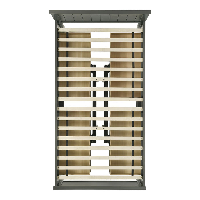 Sami Twin Captains Bed in Grey