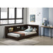 Sami Twin Corner Bed in Espresso – SKU SM570TCB | HomeStyle Furniture