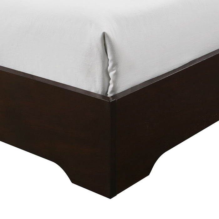 Sami Twin Corner Bed in Espresso
