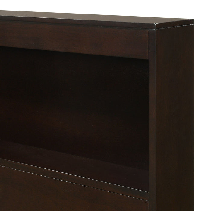 Sami Twin Corner Bed in Espresso