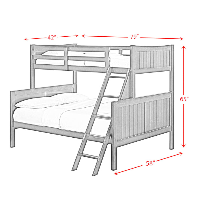 Sami Twin Over Full Bunk Grey