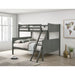 Sami Twin Over Full Bunk Grey – SKU SM300TFB | HomeStyle Furniture