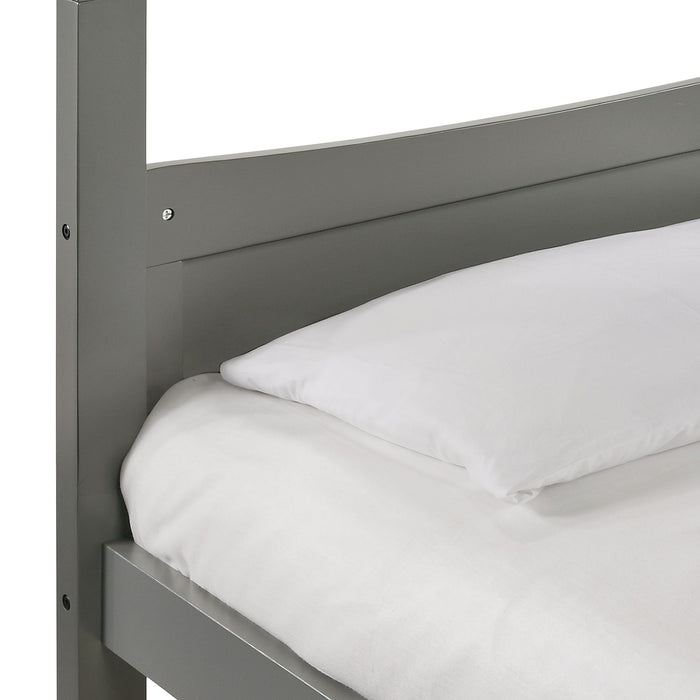 Sami Twin Over Twin Bunk Grey
