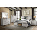 Scott Queen Storage Bed White Finish – SKU SC670QB | HomeStyle Furniture