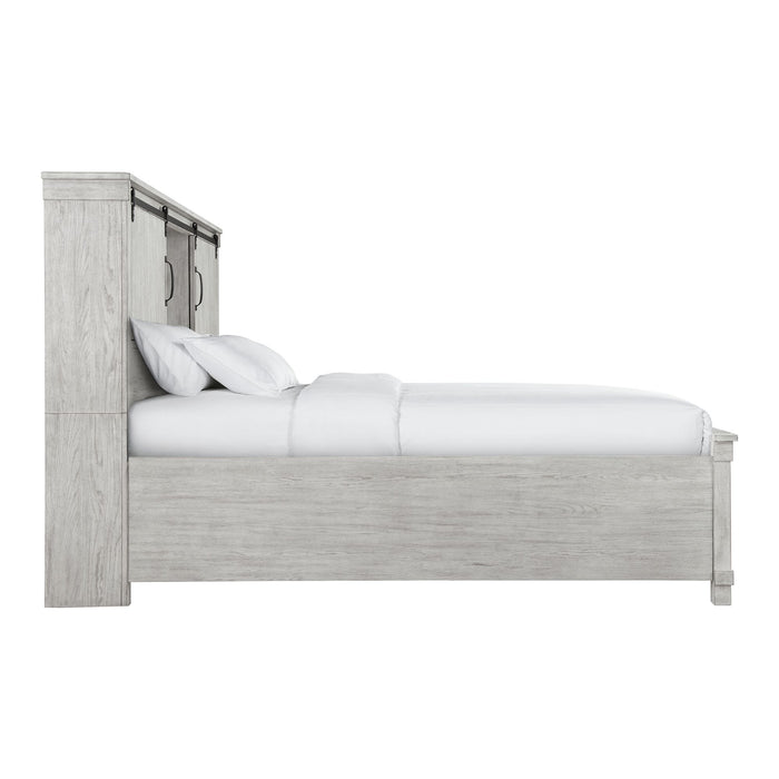 Scott Queen Storage Bed White Finish