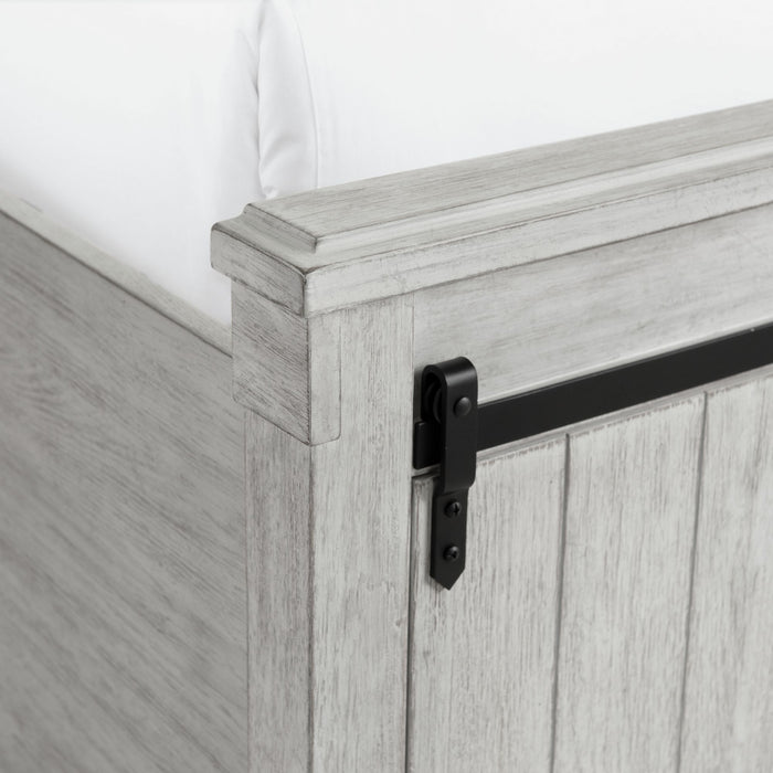 Scott Queen Storage Bed White Finish