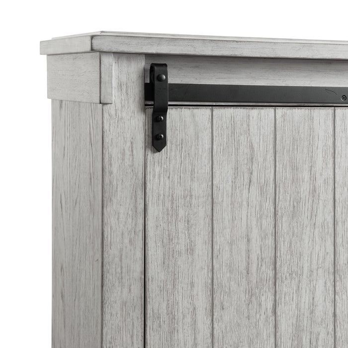 Scott Queen Storage Bed White Finish
