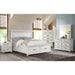 Slater King Bed in Antique White – SKU SR650KB | HomeStyle Furniture