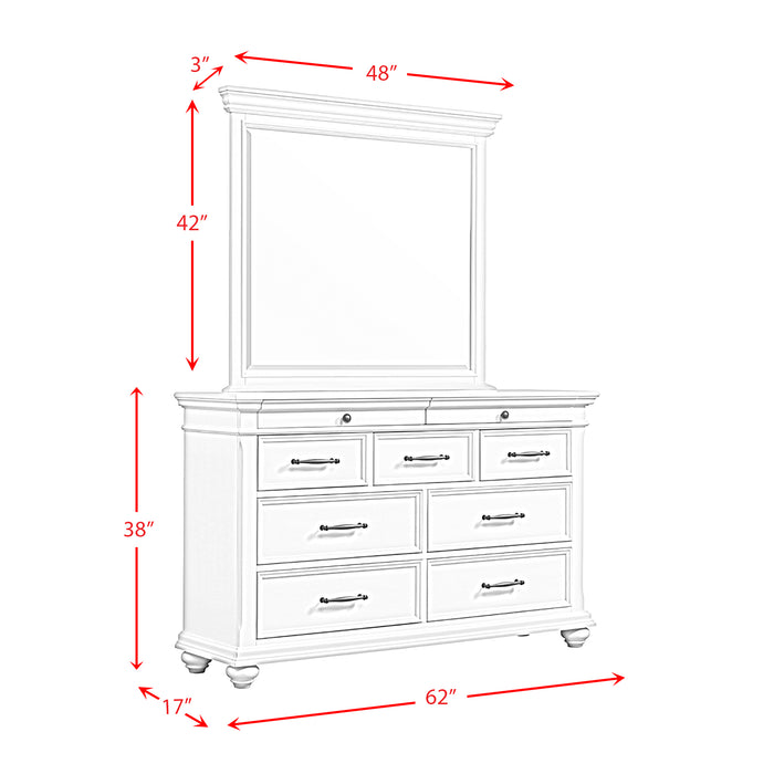Slater 9-Drawer Dressser with Mirror