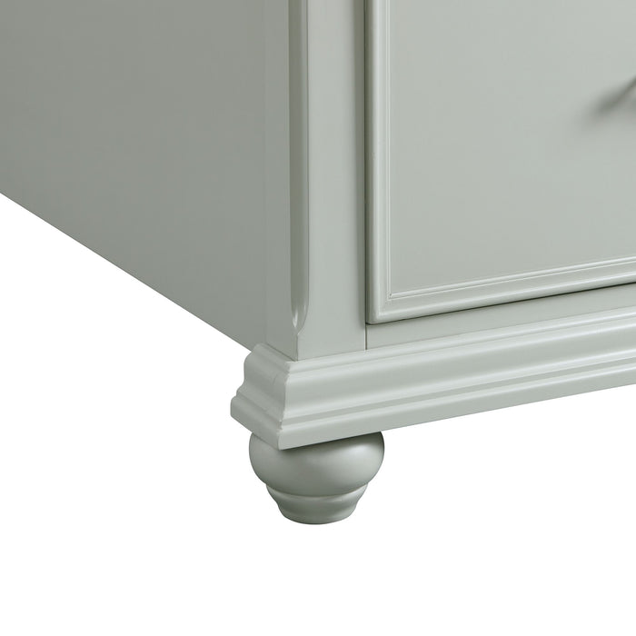 Slater King Platform Storage Bed in Grey