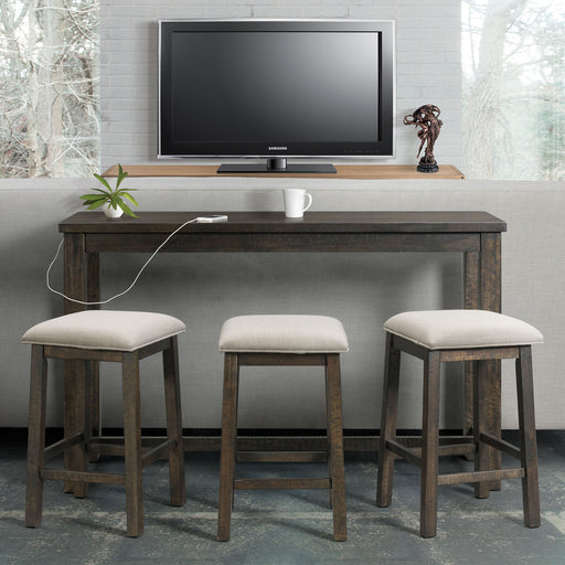 Stone Occasional Bar Table Single Pack (Table + Three Stools) – SKU TST100BTSP | HomeStyle Furniture