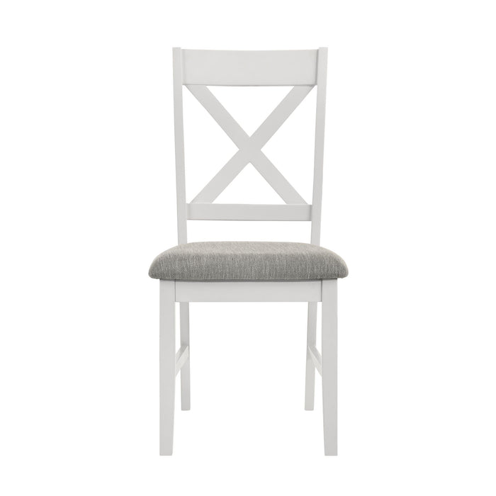 Summerville 6PC Dining Set with Table, 4 Chairs, and Bench in Oak and Antique White