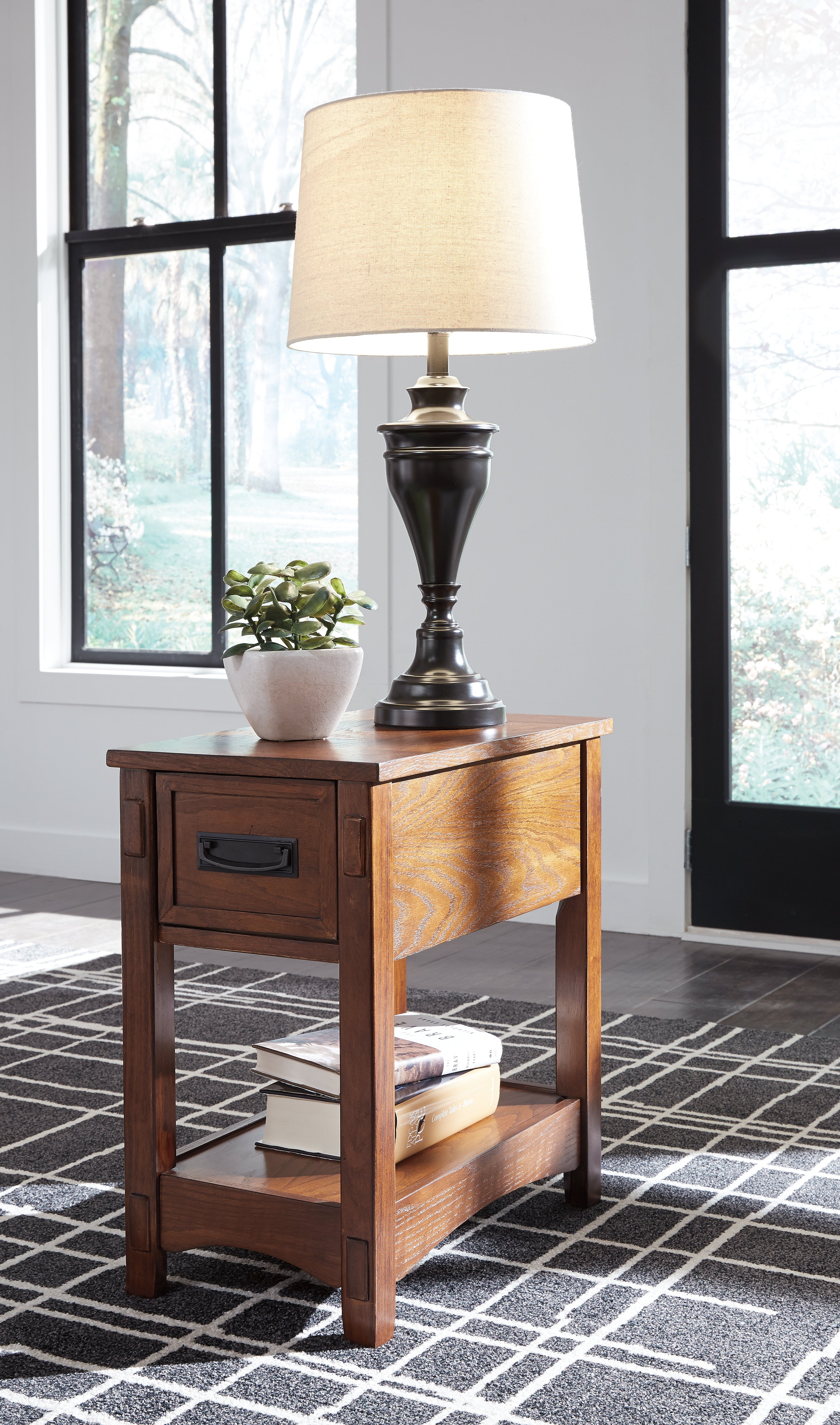 Homestyle Furniture - Ashley Furniture - Breegin Chairside End Table - Chair Side End Table - T007-319