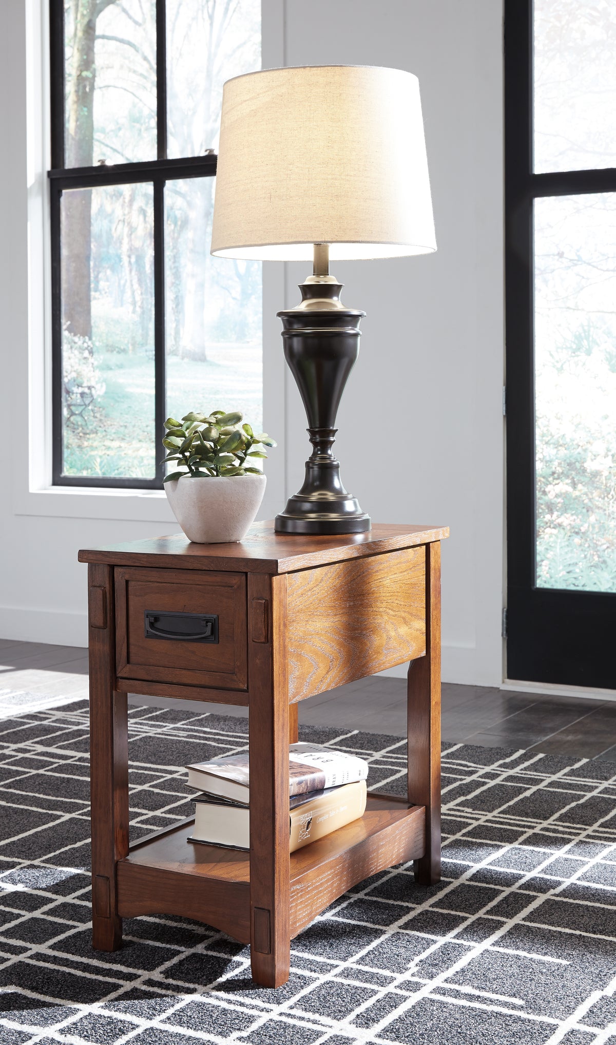Homestyle Furniture - Ashley Furniture - Breegin Chairside End Table - Chair Side End Table - T007-319