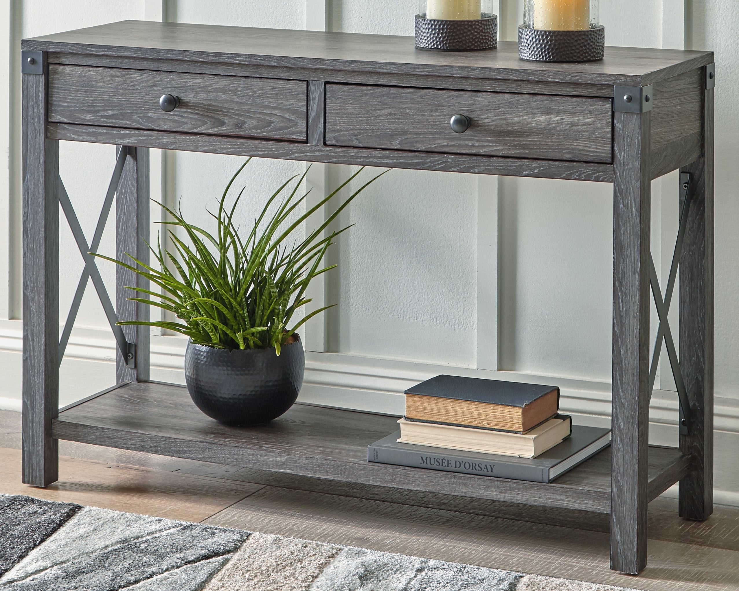 Homestyle Furniture - Ashley Furniture - Freedan Sofa/Console Table - Console Sofa Table - T175-4