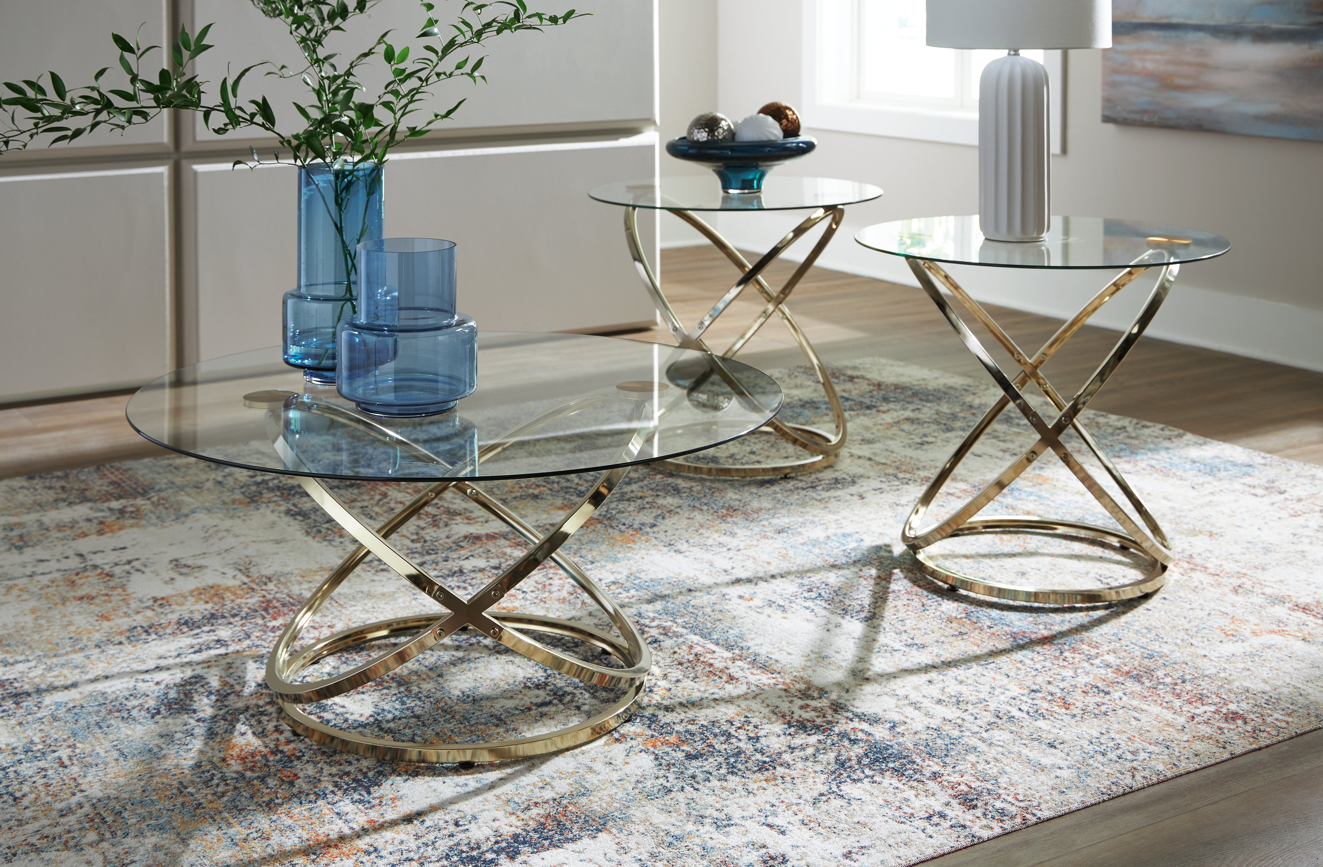 Homestyle Furniture - Ashley Furniture - Crimonti Table (Set of 3) - Occasional Table Set (3/CN) - T273-13